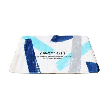 Imagem de Tapete Antiderrapante Banho 45X75 Desenho Geometrico Bathlux