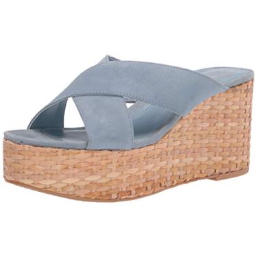 Imagem de Vince Camuto Sandália feminina Greathel com plataforma, Blue Dreams, 41