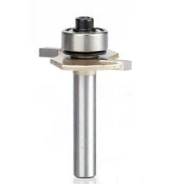 Imagem de Fresa T Serrinha Debrum Com Rolamento 6mm X 5/32 ( Perfil T)