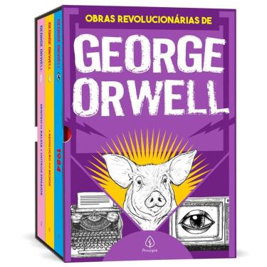 Imagem de As obras revolucionárias de George Orwell - Box com 3 livros + Marca Página