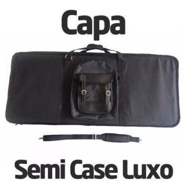 Imagem de Capa Bag Semi Case P/ Piano Digital Nylon 600 Impermeável - Carbon