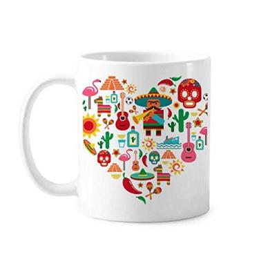 Imagem de Sombrero Caneca de cerâmica com caveira de açúcar, mexicana, flamingo, mexicano, cerâmica, xícara de café e porcelana