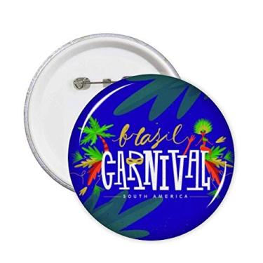 Imagem de Hula Head South Element Art Déco Presente Alfinetes Moda Emblema Botão Decoração Acessório 5 peças