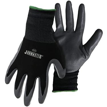 Imagem de Luvas de nylon Jobmaster com palma de nitrilo para homens - grandes, pretas Boss Mfg Co