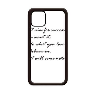 Imagem de Não procure o sucesso se você quiser para iPhone 12 Pro Max capa para Apple Mini Mobile Case Shell