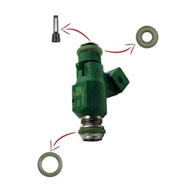 Imagem de Kit Aneis Filtros Bico Injetor Onix Celta Corsa Montana Prisma 1.0 1.4 8V Topic 2.0 16V 2.2 8V Towner 1.0 Tiggo 2.4 16V 93355553 94705391 25345994 Orings 08 Filtros 04 Interno (Mm) 6 50 Secao (Mm) 4 10 Interno (Mm) 9 60 Secao (Mm) 2 50