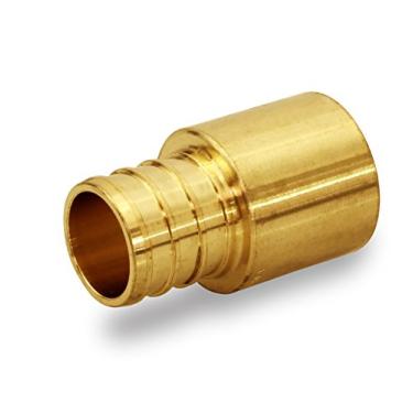 Imagem de Supply Giant Adaptador fêmea de suor QTGB3434-OM X PEX para conexão de tubo de farpagem X latão de 1,9 cm, 40