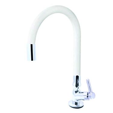 Imagem de Torneira Cozinha Flexível C29 Branca 3069 Bognar Entrada Mesa