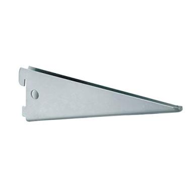 Imagem de PRAT.K Suporte de Trilho Duplo Cinza 37cm para Prateleira - Sustentação Firme