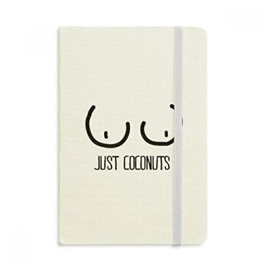 Imagem de Caderno de desenho divertido Just Coconuts com capa dura em tecido oficial