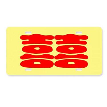 Imagem de DIYthinker Celebre o casamento com palavras de desejos chineses Xi placa de licença decoração de carro acessório de aço inoxidável