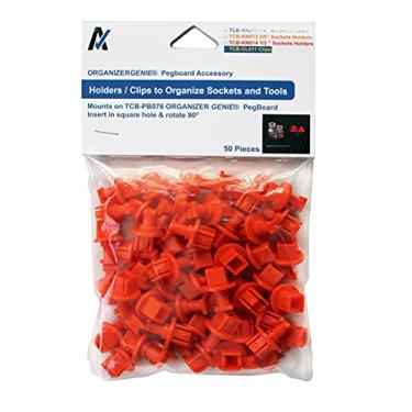 Imagem de 3/8" Detentores de soquete (50 pcs) - Acessórios para ORGANIZADOR GENIE Pegboards para organizar Tools