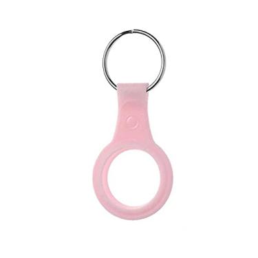Imagem de Capa Silicone Chaveiro para AirTag Colorido [Coronitas Acessorios] (Rosa)