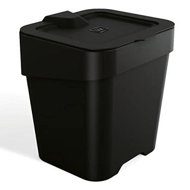 Imagem de Lixeira de Pia Slim 2,5l Uz420-pr Uz Plástico Preto