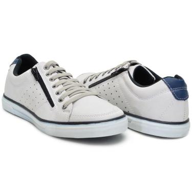 Imagem de Sapatenis Masculino Ziper Cadarço Casual Social Confortável 754