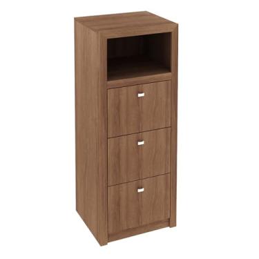 Imagem de Armário Arquivo para Escritório Home Office ME4118 MDP Amendoa G69 - Gran Belo