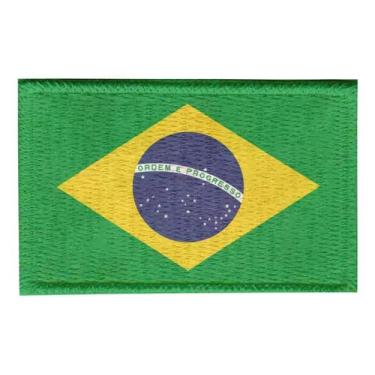 Imagem de Patch Hdm P/ Camiseta Jaqueta - Bandeira Do Brasil - Hdm Bordados