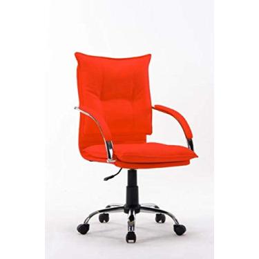 Imagem de Cadeira Diretor em Couro Pu Vermelha Pelegrin Pel-280