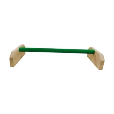 Imagem de Generic Pintinho poleiro jogar suporte de entretenimento treinamento brinquedo frango empoleirar barra suporte de madeira para pássaro frango adulto, Verde
