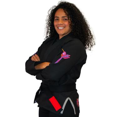 Imagem de Keiko, Kimono Jiu Jitsu Colibri, Feminino, Preto, A1