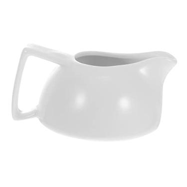 Imagem de TIDTALEO 1 Unidade balde de suco sem alça dispensador de lápis pequena molheira panela pequena frigideira café panela de molho molheira de cerâmica decoração de mesa de jantar