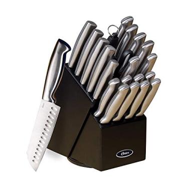 Imagem de Oster Baldwyn Conjunto de facas de cozinha de aço inoxidável de alto carbono, 22 peças,...