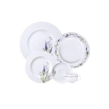 Imagem de Aparelho de Jantar 20 peças Tramontina Lilla em Porcelana Decorada - Lilás