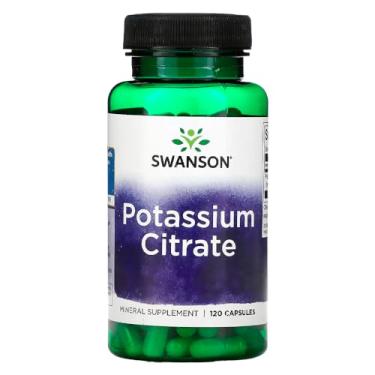Imagem de Citrato de potássio 99mg Swanson 120 Caps Importado