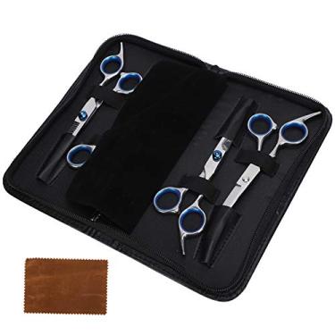 Imagem de Suprimentos para Cães Limpeza de Cães e Preparação Com Pontas Redondas de Segurança Tesoura Curva para Preparação de Cães Em Aço Inoxidável Conjunto de Tesouras Profissionais