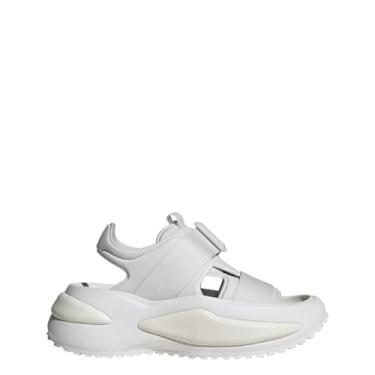 Imagem de adidas Mehana feminina, Cinza traço/branco nuvem/branco cristal, 41