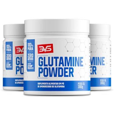 Imagem de 3VS Nutrition Combo 3X Glutamina Powder Pura 300g Cada