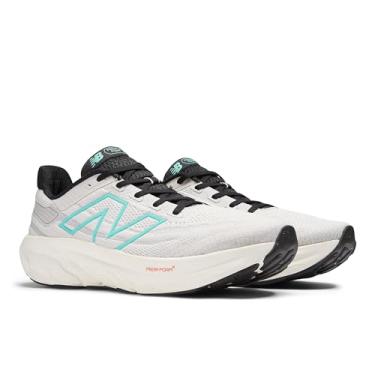 Imagem de New Balance Fresh Foam X 1080 V13 Tênis de corrida masculino, Matéria cinza/jade cibernético/preto, 15 X-Wide