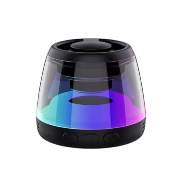 Imagem de CCYMDG Alto-falante magnético Bluetooth RGB mini alto-falante portátil anel magnético suporte de telefone caixa de som sem fio torre de alto-falante Bluetooth