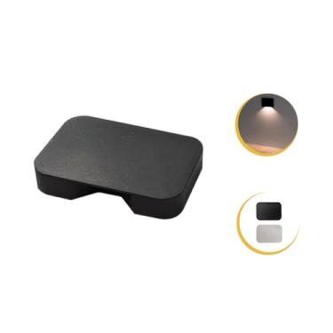 Imagem de Mini Balizador Led 1,5W para Escada, Corredor, Branco ou Preto (Preto)