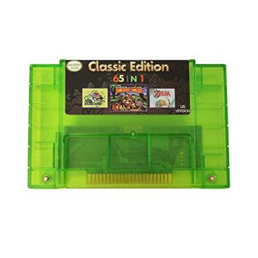 Imagem de Super Games 65 in 1 Multi Game Cartridge for SNES -16 Bit Retro, Classic Game Consoles Classic Edition USA ver