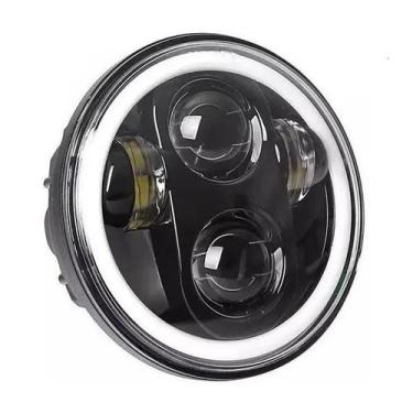 Imagem de Farol De Led 4,5 4 1/2 Polegadas Harley Davidson Original Cree C Halo 