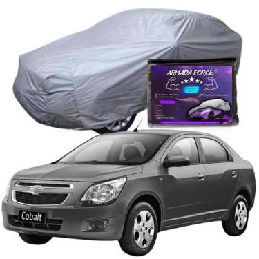 Imagem de Capa Cobrir Carro Cobalt 100% Forrada Armada Force 100% Impermeável Fo