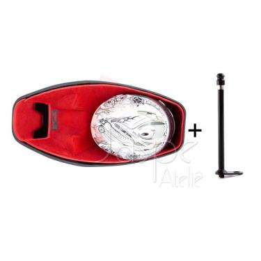 Imagem de Forração Honda Pcx 150 Forro Baú 16 18 Vermelho + 1 Antena - Jaspe Ate