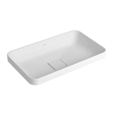 Imagem de Cuba de Sobrepor para Banheiro Slim Retangular L23050 Branco - Deca