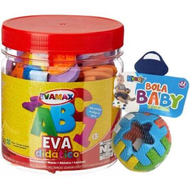 Imagem de Kit Brinquedo Educativo Encaixe Para Crianças + 36 Meses 114 Peças - K