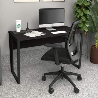 Imagem de Escrivaninha Industrial Tampo 30mm 1,20m Pre Pés Metal F5 - F5 Office 