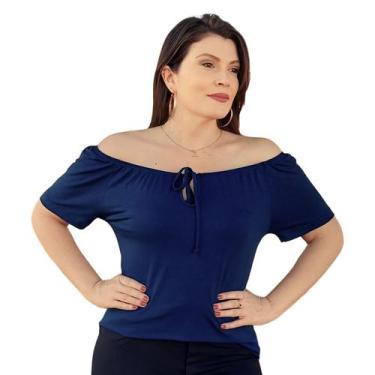 Imagem de Blusa Ciganinha Ombro a Ombro Amarração Várias Formas de Usar Versátil