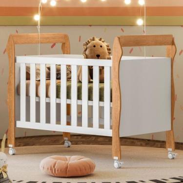 Imagem de Berço Mini Cama 3 em 1 Soninho 100% Mdf Amadeirado 4850 - Tigus Baby, 