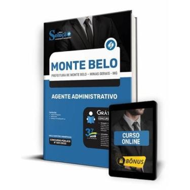Imagem de Apostila Prefeitura de Monte Belo - MG - Agente Administrativo - Edito