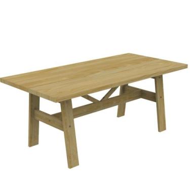 Imagem de Mesa de Jantar 6 Lugares Madeira Maciça Farm Artemobili - P&C ArteMobi