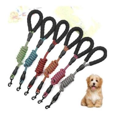 Imagem de Guia Para Cachorro Cães Porte Pequeno Médio E Grande Resistente  1,2m 