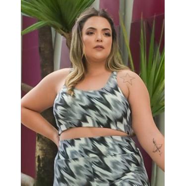 Imagem de Top Feminino Fitness com Estampa Plus Size - Fitmoda, Estampa, 3240, 5