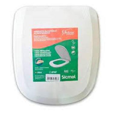 Imagem de Assento sanitario life tampa para vaso almofadado p/ louça celite mult