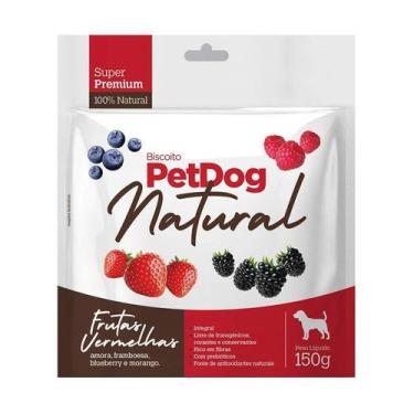 Imagem de Biscoito Petdog para Cães Frutas Vermelhas 150g - 1 unidade - Pet Dog
