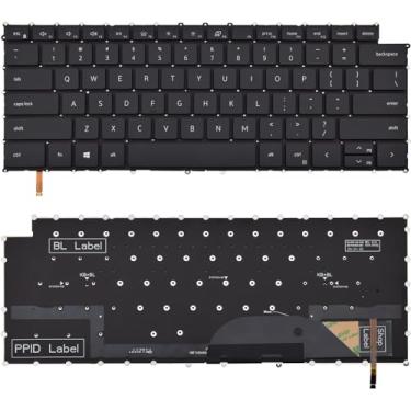 Imagem de SUNMALL Teclado de substituição retroiluminado compatível com Dell XPS 15 9500 P91F 9510 9520 XPS 17 9700 P92F 9710 9720, Precision 5550 5560 5570 5750 5760 5770 com retroiluminação